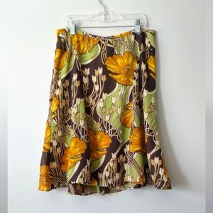 VTG Floral Skirt